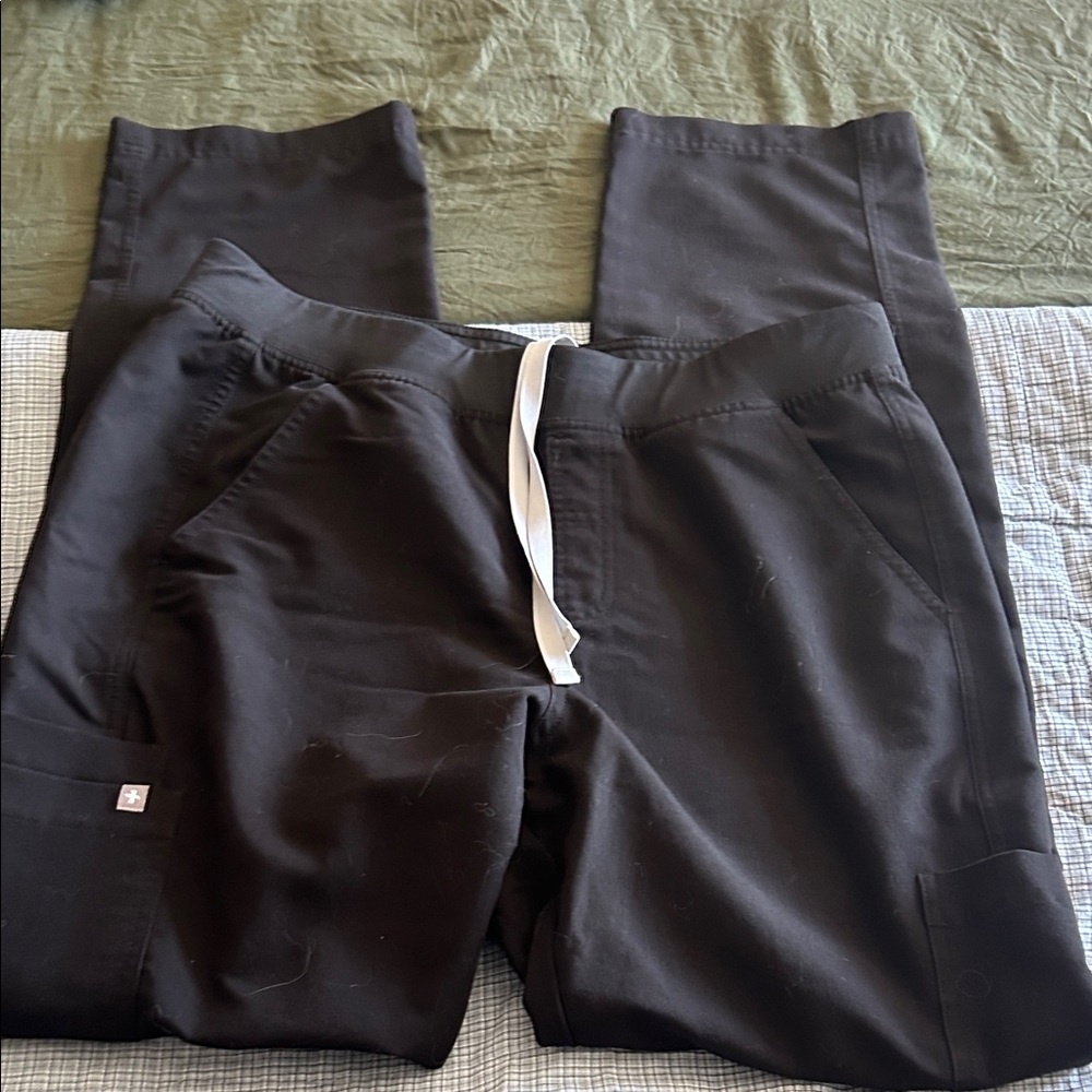 Figs Men's Charcoal Drawstring Pants